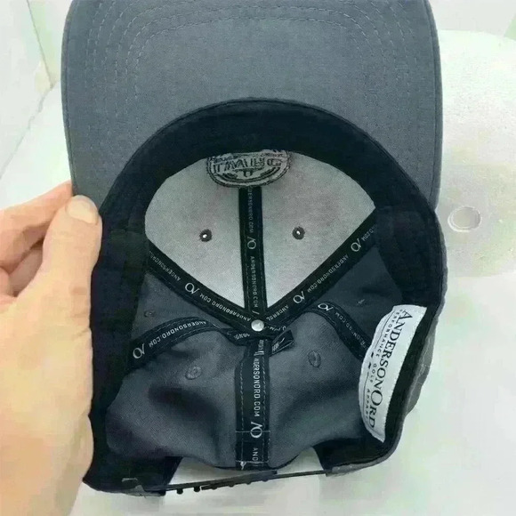NWT AndersonOrd Performance Golf Adjustable Snapback Hat Gray Baseball Cap - Picture 7 of 9